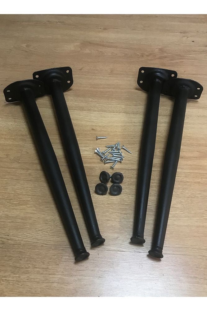 50 cm Metal Sivriltme Sehpa Ayak Gold - Krom - Siyah Boyalı - Masa Ayak - Sehpa Ayak - Demonte Ayak