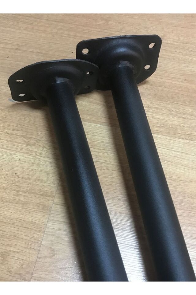 50 cm Metal Sivriltme Sehpa Ayak Gold - Krom - Siyah Boyalı - Masa Ayak - Sehpa Ayak - Demonte Ayak