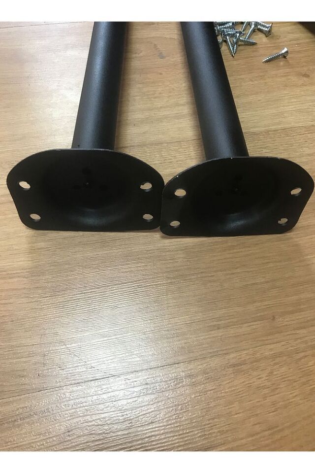 50 cm Metal Sivriltme Sehpa Ayak Gold - Krom - Siyah Boyalı - Masa Ayak - Sehpa Ayak - Demonte Ayak