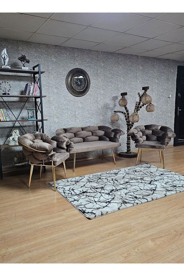 Gold Kaplama - Kahverengi Döşeme | Balon Çay Seti | Balkon Koltuk | Berjer | Balkon Çay Seti